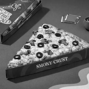 Mushroom Olives & Sweet Corn Royal Pizza Slice