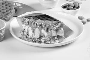 Almond Praline Waffle Sandwich