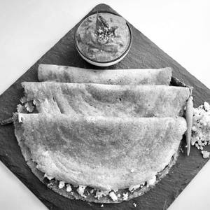 Cheese Palak Paneer Dosa