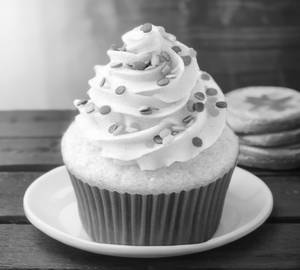 Vanilla blueberry cupcakes