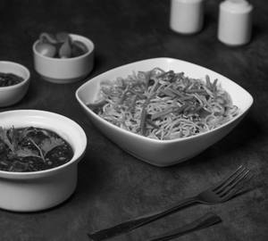 Vegetable Manchurian + Veg Hakka Noodles