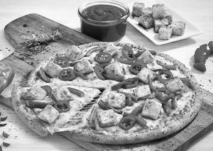 Paneer makhani pizza