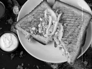 Spicy Corn Grilled Sandwich