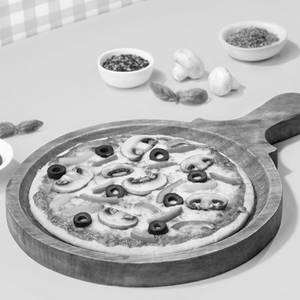 Pesto Mushroom Pizza