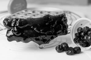 Blueberry Cream Cheese Waffle Sandwich