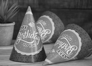 Birthday Cap pack of 3
