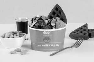 Rocky Road Waffle Sundae