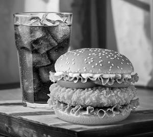 1 Chicken Cheese Burger + 1 Coldrink (200Ml )
