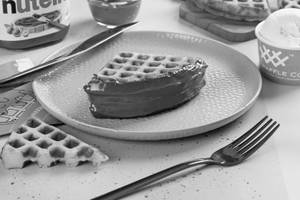 Nutella Waffle Sandwich