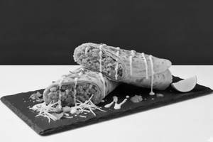 Veg Shawarma Salad Wrap & Roll