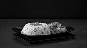 Curd Rice & Mixed Vegetable Sambar