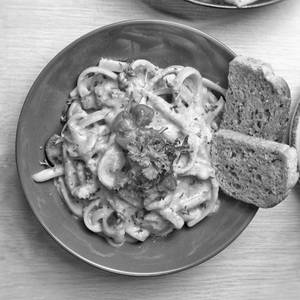 Creamy Mushroom Fettucine Pasta