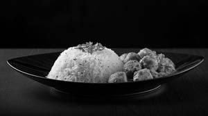 Coconut Rice & Paneer Chettinad