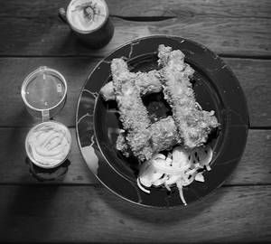 Crunchy chaap strips