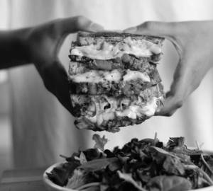 Paneer Bhurji Cheese Sandwich
