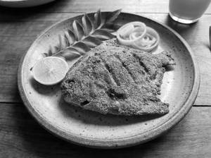 Pomfret Rava Fry