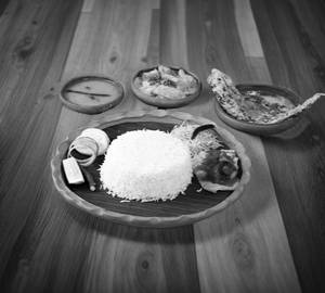 Bata fish thali