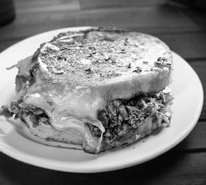 Barbeque grilled chicken sandwich