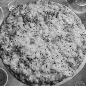 Sweet corn pizza