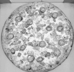 Paneer fiery pizza