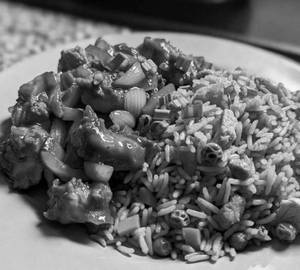 Chicken Manchurian Fried Rice