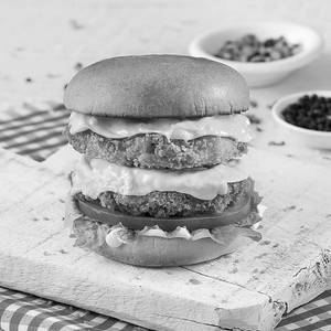 Double Chicken Tikka Burger