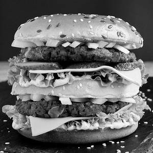 Veg Double Tikka Burger