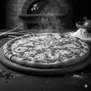 Onion and capsicum pizza