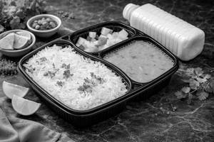 Gujarati Dal/rice Combo/bowl Thali