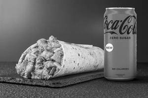 Chicken Bhuna Protein Pro Wrap & Coke Zero Combo
