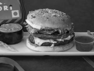 Veggie Cheese Tower Burger