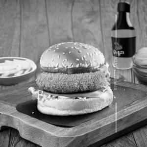 Cheese patty burger