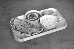 Aloo Kulcha Dal & Raita