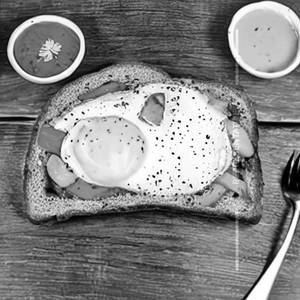 Mix veg egg special toast