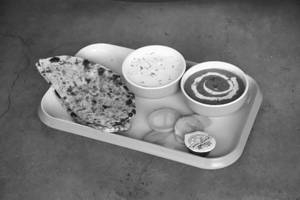 Onion Kulcha Dal & Raita