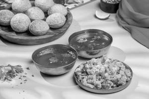 Raagi Pani Puri (8 Pcs) (Golgappa)