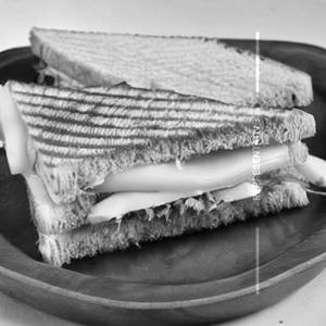 Cheese mushroom sandwich