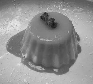 Panna Cotta with Mango Sauce
