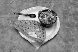 Paneer Bhurji [Half] with 2 Paneer Paratha