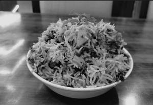 Soya Chaap Dum Biryani