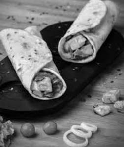 Chilli garlic paneer shawarma