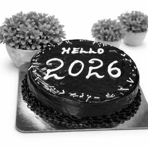 New Year Truffle Cake