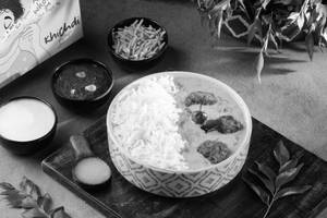 Kadhi Pakoda Rice Meal