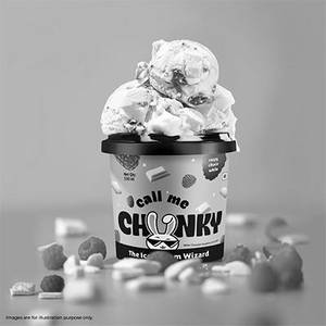 Raspy Choco White Ice Cream 330 ml