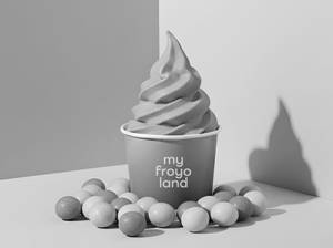 Bubblegum Frozen Yogurt Ice Cream