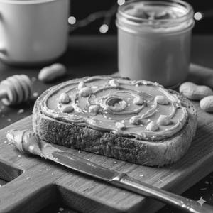 Peanut butter bread