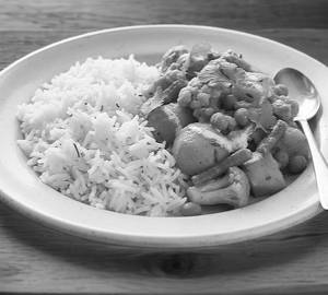 Plain Rice 1 Veg Curry And Raitha