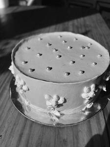 Blueberry Neon Cake