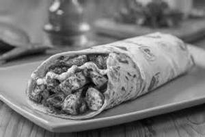 Spicy cajun paneer shawarma