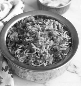 Mushroom biryani
